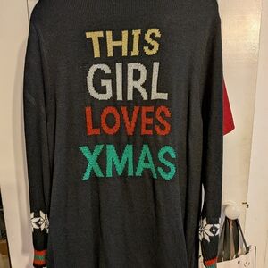 Festive Christmas Sweater with Bold Text